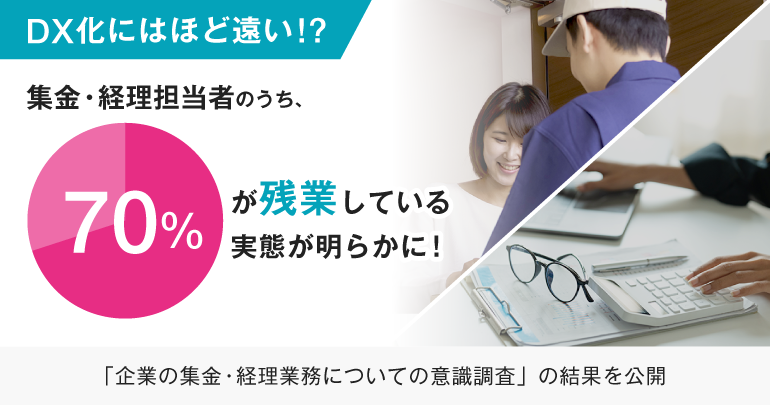 企業の集金・経理業務についての意識調査
