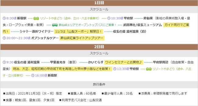 モニターツアー